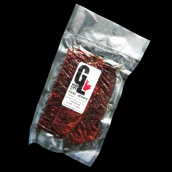 The best Premium quality Canadian beef jerky, locally made in Savona, B.C. by Good Life Meats
